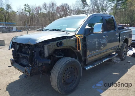 2015 Nissan Titan Sl from USA, damaged, VIN 1N6AA0EC4FN500837